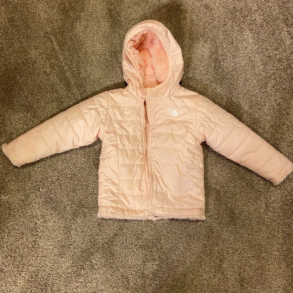 Toddler girls reversible winter coat in great condition